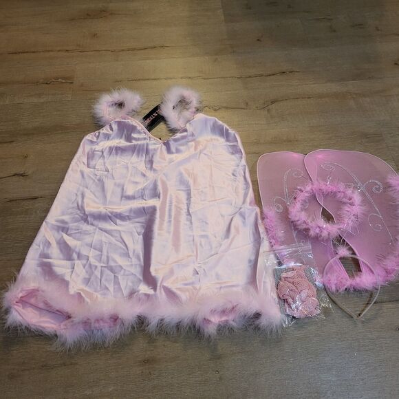 Dolls Kill Other - Trickz n Treats Dolls Kill Pink Angel Costume XXL